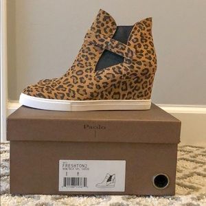 Linea Paolo Freshton Animal Print Wedge Sneaker - *One Day Sale*